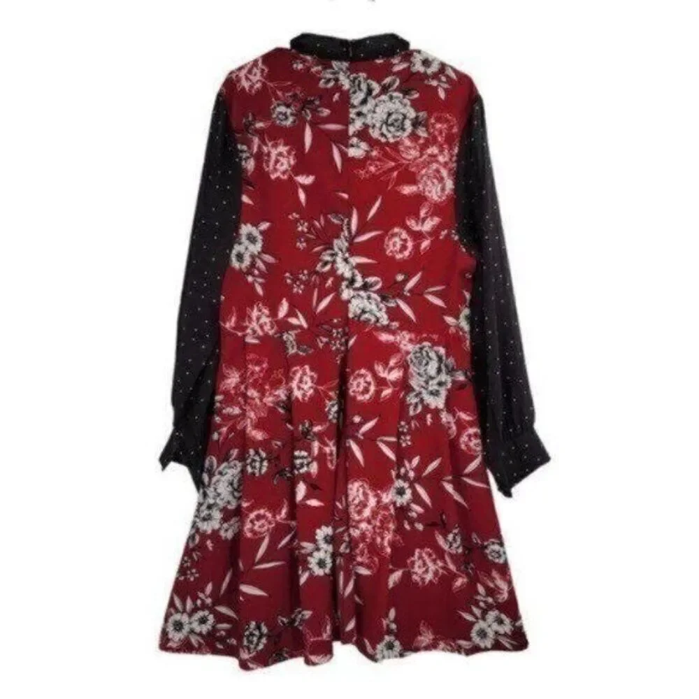 Smak Parlour Floral Long Sleeve Dress